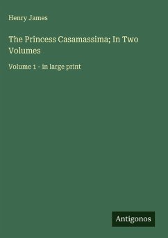 Cover The Princess Casamassima; In Two Volumes