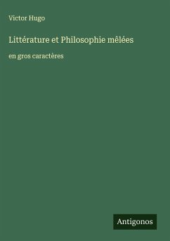 Cover Littérature et Philosophie mêlées