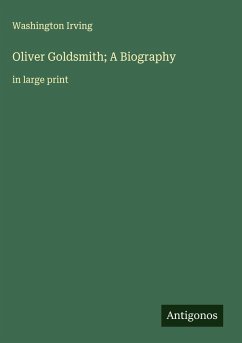 Cover Oliver Goldsmith; A Biography