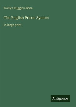 Cover The English Prison System