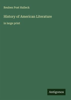 History of American Literature - Halleck, Reuben Post