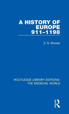 Cover A History of Europe 911-1198