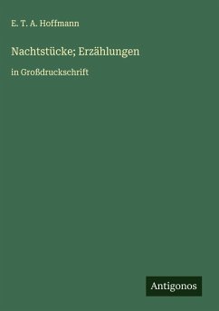 Cover Nachtstücke; Erzählungen