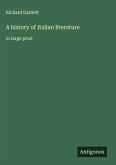 A history of Italian literature