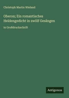 Cover Oberon; Ein romantisches Heldengedicht in zwölf Gesängen
