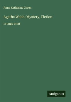Cover Agatha Webb; Mystery, Fiction
