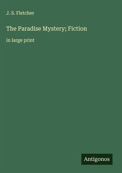 Cover The Paradise Mystery; Fiction