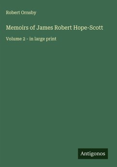 Cover Memoirs of James Robert Hope-Scott