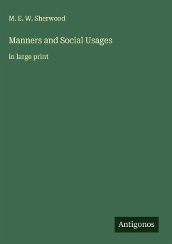 Cover Manners and Social Usages