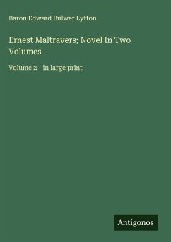 Cover Ernest Maltravers; Novel In Two Volumes
