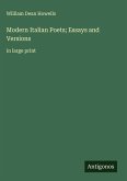 Modern Italian Poets; Essays and Versions