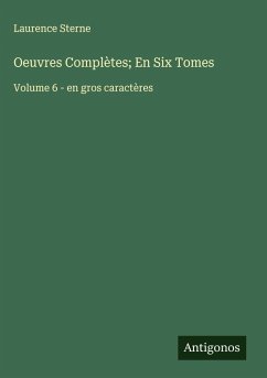 Cover Oeuvres Complètes; En Six Tomes