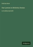Das Lyzeum in Birkholz; Roman