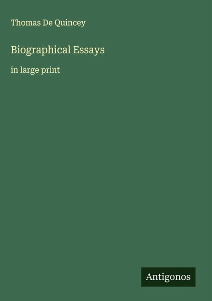 Biographical Essays Biographical Essays