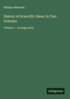 Cover History of Scientific Ideas; In Two Volumes