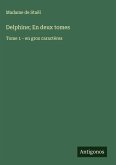 Delphine; En deux tomes Delphine; En deux tomes