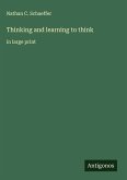 Thinking and learning to think