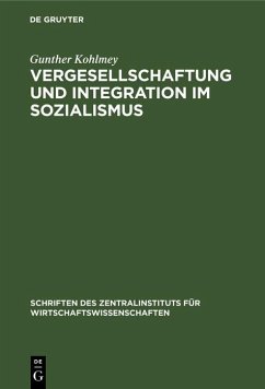 Cover Vergesellschaftung und Integration im Sozialismus (eBook, PDF)