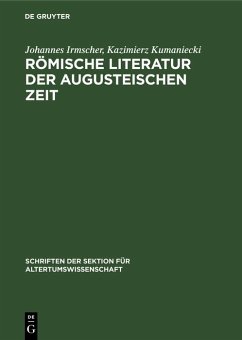 Cover Römische Literatur der Augusteischen Zeit (eBook, PDF)