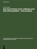 Ein Nachtrag zum Lebenslauf des Epikureers - Philonides (eBook, PDF)