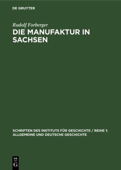 Cover Die Manufaktur in Sachsen (eBook, PDF)
