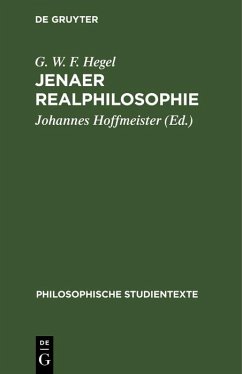 Cover Jenaer Realphilosophie (eBook, PDF)