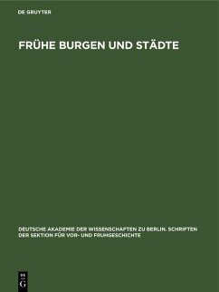 Cover Frühe Burgen und Städte (eBook, PDF)