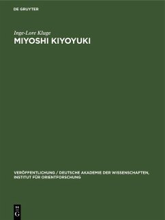Miyoshi Kiyoyuki (eBook, PDF) - Kluge, Inge-Lore
