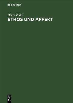 Cover Ethos und Affekt (eBook, PDF)
