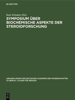 Cover Symposium über biochemische Aspekte der Steroidforschung (eBook, PDF)