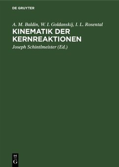 Cover Kinematik der Kernreaktionen (eBook, PDF)