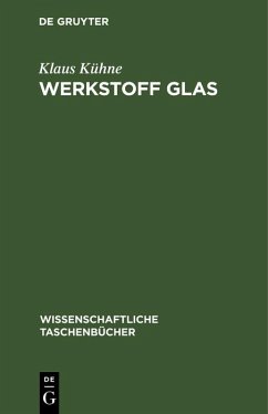 Cover Werkstoff Glas (eBook, PDF)