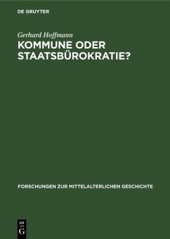 Kommune oder Staatsbürokratie? (eBook, PDF) - Hoffmann, Gerhard