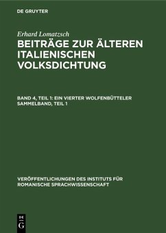 Cover Ein vierter Wolfenbütteler Sammelband, Teil 1 (eBook, PDF)
