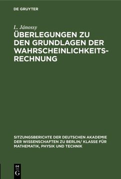 Cover Überlegungen zu den Grundlagen der Wahrscheinlichkeitsrechnung (eBook, PDF)