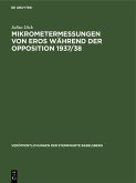 Mikrometermessungen von Eros während der Opposition 1937/38 (eBook, PDF)