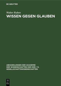 Cover Wissen gegen Glauben (eBook, PDF)