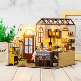 Figured'Art - DIY Miniaturhaus: Petas Küche – Kreatives Bastelset, Haus mit LED, 69 Teilen Figured'Art - DIY Miniaturhaus: Petas Küche – Kreatives Bastelset, Haus mit LED, 69 Teilen