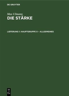 Hauptgruppe 0 - Allgemeines (eBook, PDF) - Ulmann, Max