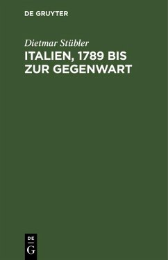 Cover Italien, 1789 bis zur Gegenwart (eBook, PDF)