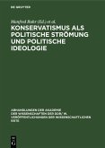 Konservatismus als politische Strömung und politische Ideologie (eBook, PDF)