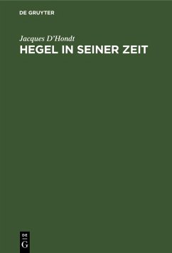 Cover Hegel in seiner Zeit (eBook, PDF)