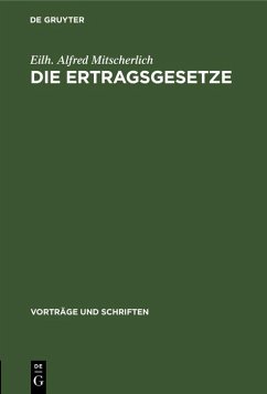 Cover Die Ertragsgesetze (eBook, PDF)