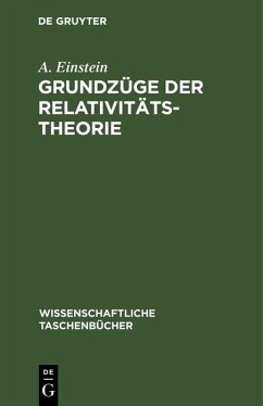 Cover Grundzüge der Relativitätstheorie (eBook, PDF)