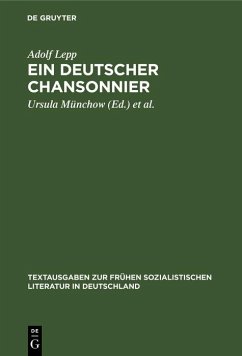 Cover Ein deutscher Chansonnier (eBook, PDF)