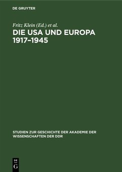 Cover Die USA und Europa 1917-1945 (eBook, PDF)