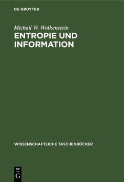 Cover Entropie und Information (eBook, PDF)