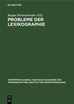 Cover Probleme der Lexikographie (eBook, PDF)