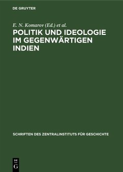 Cover Politik und Ideologie im gegenwärtigen Indien (eBook, PDF)