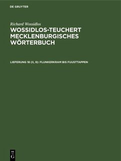 Cover Flunkerkram bis Fuusttappen (eBook, PDF)